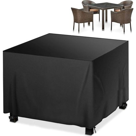 Housse De Protection Pour Mobilier De Jardin, Bâche Oxford 420d, Imperméable, Résistante À L'hiver, Protection Uv (200 X 200 X 85 Cm) (1/5)