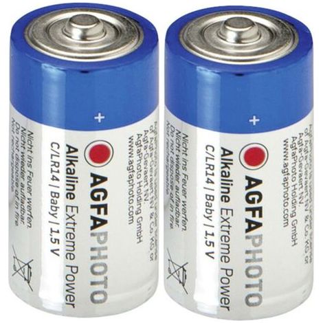 AgfaPhoto LR14 Pile LR14 (C) alcaline(s) 1.5 V 2 pc(s) (1/3)