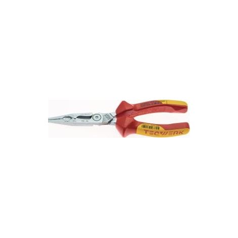 Pince multifonction 6en1 L.180mm gaine 3-composants TECWERK (1/3)