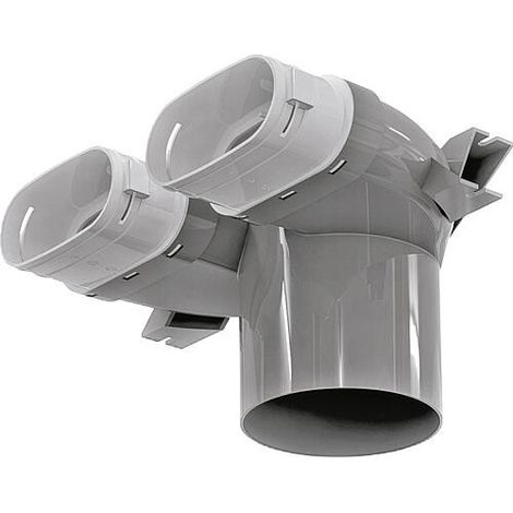 Adaptateur de vanne ovale BlauFast OPZ 125/52x2, 117x52 mm, 2 fois