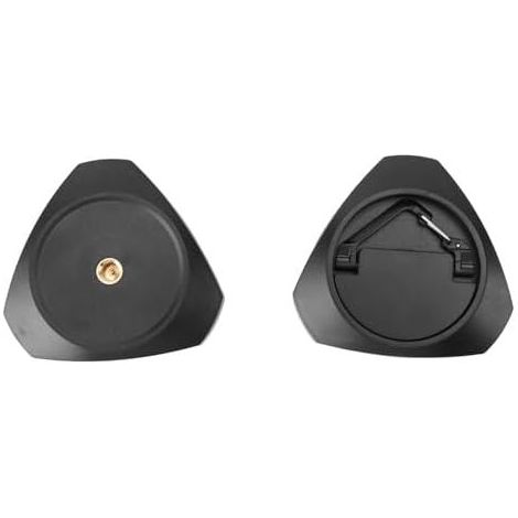Gancio magnetico da campeggio, compatto, leggero e con forte ventosa per tenda, lanterna sospesa con corda per riporre la lampada durante le escursioni, nero - (1/5)