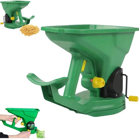 Semoir à manivelle, épandeur de grains manuel, outil de semis portable, distributeur d'engrais rotatif pour petites exploitations agricoles, distributeur de semences pour semis (1/5)