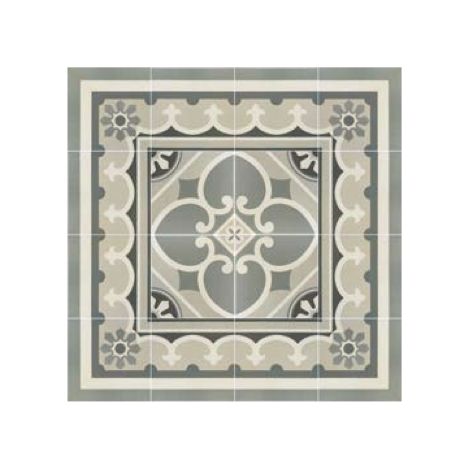 Aelle - Carrelage sol / mur effet ciment gris 20x20 cm - CAPRICE - CHATELET ANGLE - Vendu par boîte de m² (1/5)