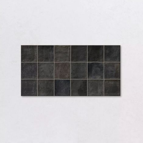 Carrelage Effet Zellige EASY 32x62.5 cm Block Black Easy Mat