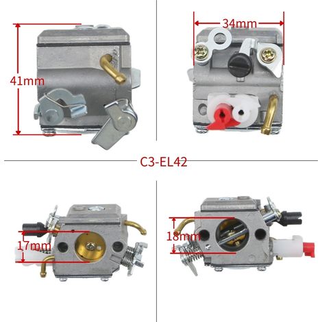 Le carburateur C3-EL42 503967601 503283208 est compatible avec Husqvarna 340 345 346XP. (1/3)