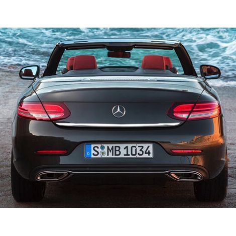 Mercedes C KL, A206 Cabrio 21+ Embellecedor cromado Portón trasero (1/5)