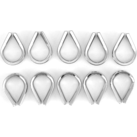 Anneau de protection pour câble en acier inoxydable 3MM, Raccord pour câble maritime, Manchon de serrage (1/5)