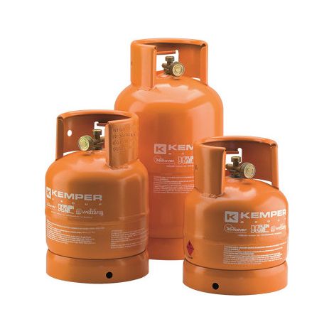 Marca – Bouteille de propane vide 2 kg – Compatible chalumeaux et soudures – Certifiée sécurité – Raccord standard