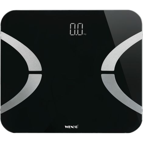 Personenwaage LED, 30 x 26 cm, schwarz, WENKO (1/5)