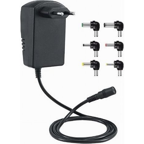 TRADE SHOP - Alimentatore Universale 8 Adattatori Switch 3-12v Pc Notebook Fotocamera Maxtech Ca-s032 - (1/3)