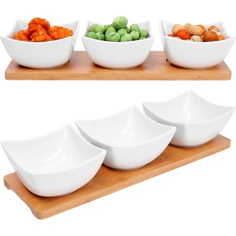 Schüsseln, Teller, Snackschüsseln, Vorspeisen, Tapas, Saucen, Dips, Dip-Brett