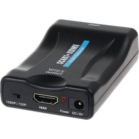 Convertisseur Péritel-HDMI - Adaptateur Scart vers HDMI 1080P HD XUNI1605