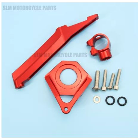 stabilisateur d'amortisseur de direction anti-balancement YAMAHA YZF R6 YZF600 2003-2005 en titane (1/4)