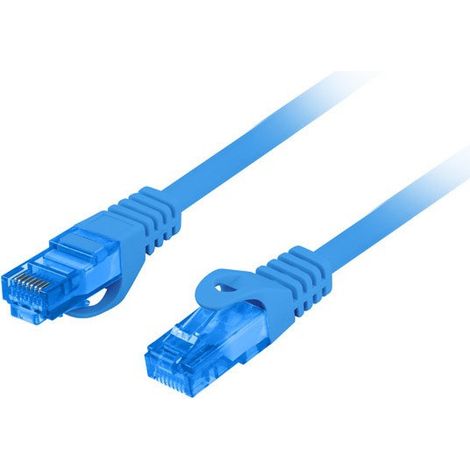 Lanberg patchcord s/ftp cat.6a 10m blue lszh