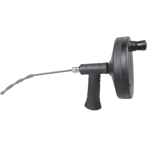 Nettoyeur de canalisations en acier flexible avec manivelle manuelle pour salle de bain, évier, baignoire, toilettes et entretien des canalisations de sol, tuyau multi-usage serpent (1/5)