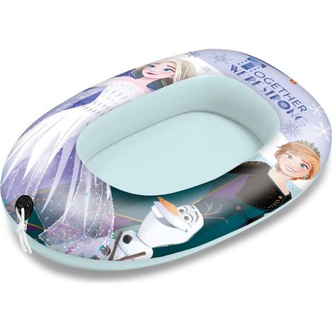 Mondo Toys - Frozen 2 Small Boat - Canotto Gonfiabile / Gommone per Bambini - Misura 94 cm - Facile da Gonfiare e Sgonfiare - PVC Termosaldato Resistente - Ottimo per Spiaggia, Mare, Piscina - 16526 (1/4)