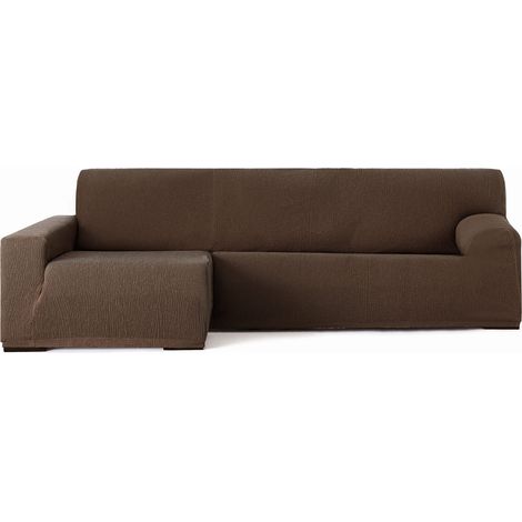 Eysa Italia Llion, Copridivano per chaise longue braccio lungo, sinistra vista frontale, Colore 07/Marrone (1/5)