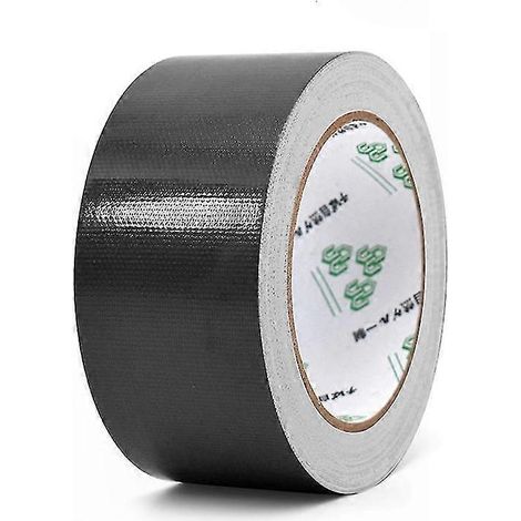 Ruban adhésif en tissu ultra-résistant pour la décoration intérieure, les revêtements de sol et la réparation de tuyaux - solution imperméable à base de polyéthylène, noir. (1/4)