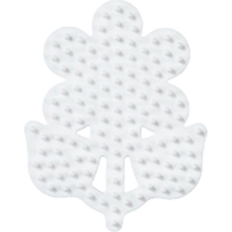 Plaque de base Hama pour perles à repasser, motif floral