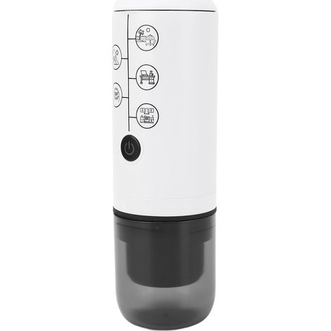 Machine à café portable, 17bar, blanc, sans fil, pour voyage (1/5)