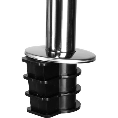 Échelle de sécurité 3 marches pour piscine/ Spa Antidérapante Inox - H 150cm (1/4)