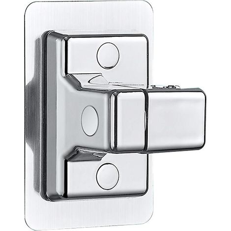 support De Pomme De Douche Mural, Support De Pommeau De Douche Rglable, Ventouse Pommeau De Douche Avec Base Pivotante 180, Coller, Pour Douche, (1/5)