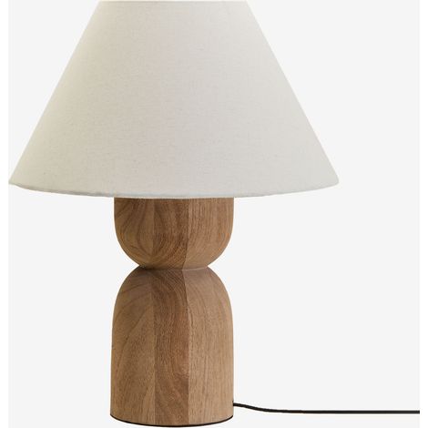 Lámpara de mesa en madera de mango Diniz SKLUM       