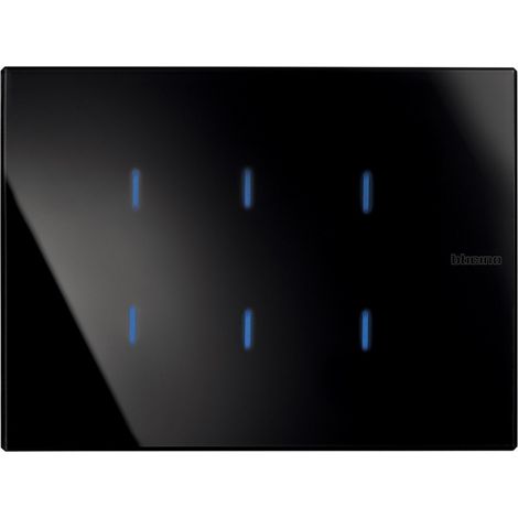 Commande tactile Axolute MyHOME BUS version 6 fonctions nighter BTICINO HS4657M3