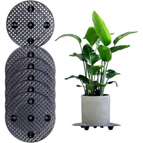 Blumenständer, 6er-Set Pflanzenhalter, Blumenständer, Ständer für Zimmerpflanzen, Ständer für Topfpflanzen, Pflanzschalen für Zimmer- und Gartenpflanzen (20 cm) (1/5)