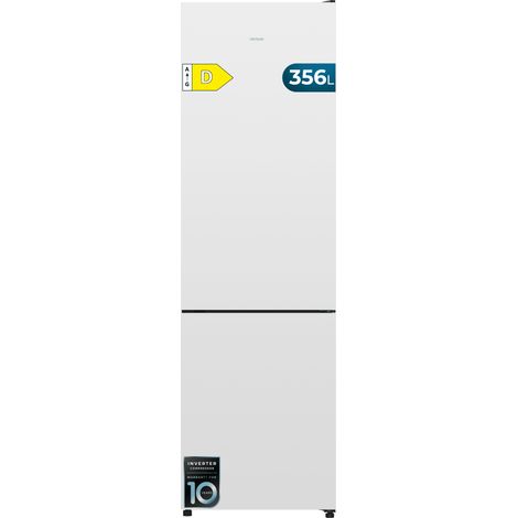 Cecotec Frigorífico Combi 356L Total NoFrost Bolero CoolMarket Combi 356i White D. Alto 200cm, Ancho 59,5cm, Fast Freezing, FreshnessFlex HUB, HumidityFlex HUB, Luz LED y Display Interior (1/3)
