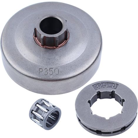 325"-8T Kit de pignon de tambour d'embrayage avec roulement à aiguilles pour Partner 350 351 Tronçonneuse Pièces détachées (1/5)