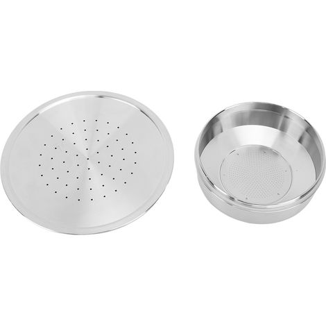 Capsules à café réutilisables en acier inoxydable, rechargeables, à maille fine, détachables et faciles à nettoyer, accessoire de préparation de café pour Senseo HD7801 (1/5)