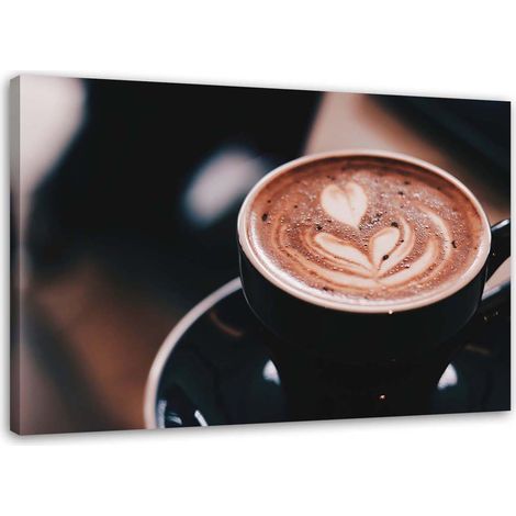 Tableau sur toile Tasse à café latte 60x40 (1/5)