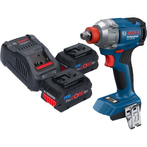 Visseuse à chocs sans fil Bosch GDX 18V-285 Professional 18 V 285 Nm 1/4'' sans balais + 2 batteries ProCORE 5,5 Ah + chargeur (1/5)