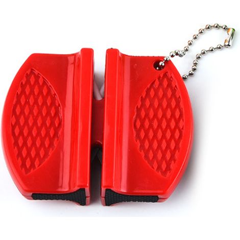 Aiguisoir - Tiges En Céramique Croisées - Pour Couteaux De Cuisine - Design Accrochable - 1 Pièce (1/5)