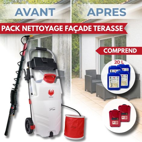 PRO SPRAYER EVO PHOENIX 2 BAT 5,10 OU 20L NET'PRO + perche télescopique EVO 5.4 m 20 L