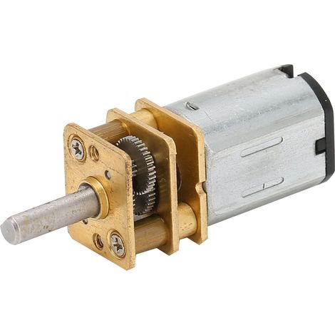 Moteur réducteur de vitesse JW-12FN20, micro-moteur CC 6 V 50 tr/min, arbre 3 x 10 mm, pour serrures de porte électroniques et automatisation de bureau. (1/5)