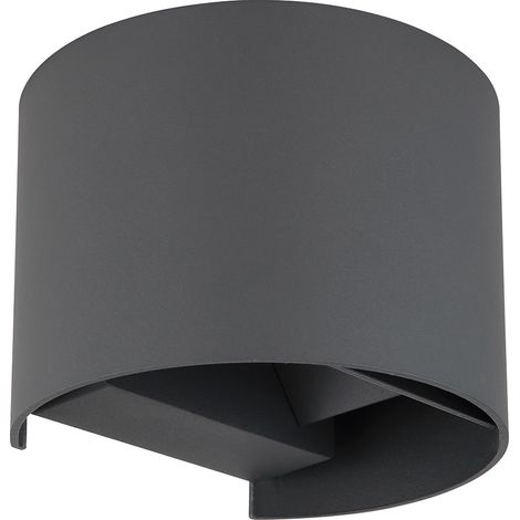 Außenleuchte Wandlampe Gartenleuchte LED Leuchte Alu Anthrazit IP54 UP & DOWN