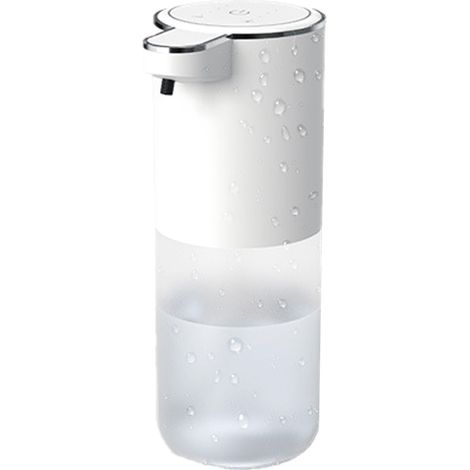 1 Distributeur de savon, 400 ml, sans contact, rechargeable USB, étanche IPX5, mural ou comptoir, cuisine salle de bain (1/5)