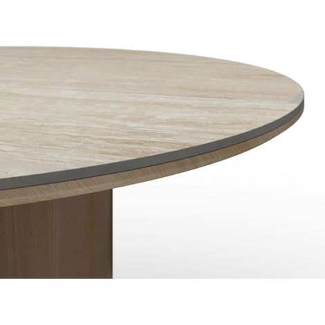 Mömax Esstisch Kiano Holz/Keramik Creme ca. 130/130/75 cm (1/5)