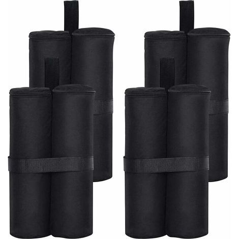 Set of 4 heavy-duty, double-stitched sandbags for pop-up canopy tents, weighted foot pockets (1/5)