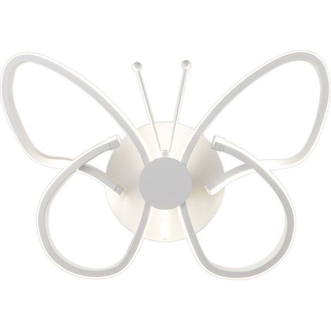 Applique Murale Chambre d'Enfant Applique Murale Papillon, LED 15W Éclairage Mural Tricolore (1/5)