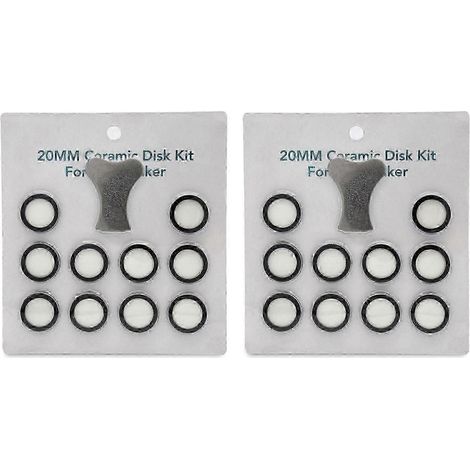 Kit d'entretien pour atomiseur de 22 pièces, kit de pièces de rechange pour disque/clé en céramique, adapté aux atomiseurs à haute vitesse. (1/5)