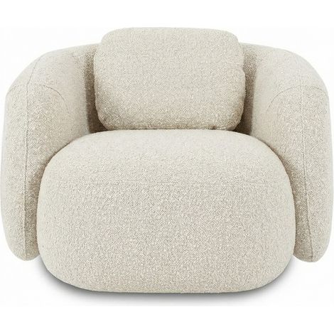 Fauteuil Luna Ecrue 3 Places (1/3)