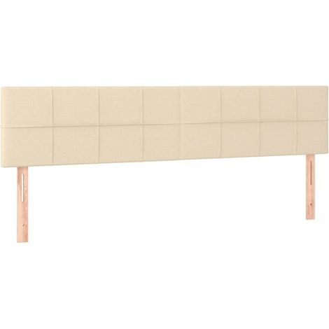 Maison Exclusive - Cabeceros tela crema 180x5x78/88 cm (1/5)