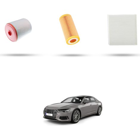Kit Tagliando 3 filtri compatibile con Audi A6 (C8)  45 TFSI Mild Hybrid 195kw dal 2020 (1/5)