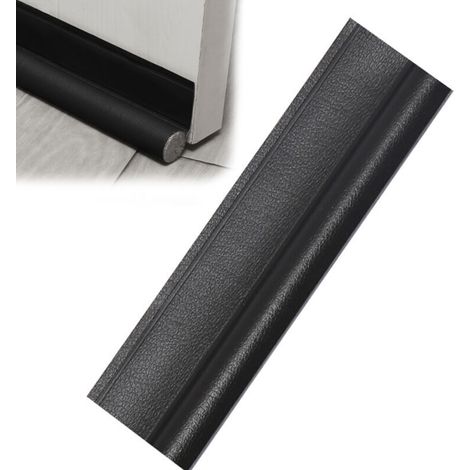 Joint d'étanchéité de bas de porte simple face de 96 cm avec bande d'étanchéité autocollante, protection contre les courants d'air froids et le bruit (1/5)