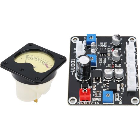 DB105 VU-Meter mit weißer Hintergrundbeleuchtung, Schallpegelanzeigemodul, Audio-Leistungstester, Verstärkertreiberplatine (1/5)