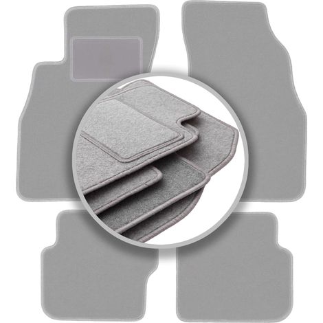 Tappetini auto grigi per: Fiat Punto EVO hatchback (2998-2012) (1/5)