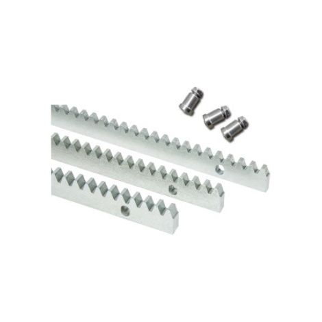 CRÉMAILLÈRE À DENTS EN ACIER POUR PORTAILS COULISSANTS LZ08 VIDOS (1/3)